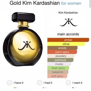 Collectible Kim Kardashian Gold Perfume